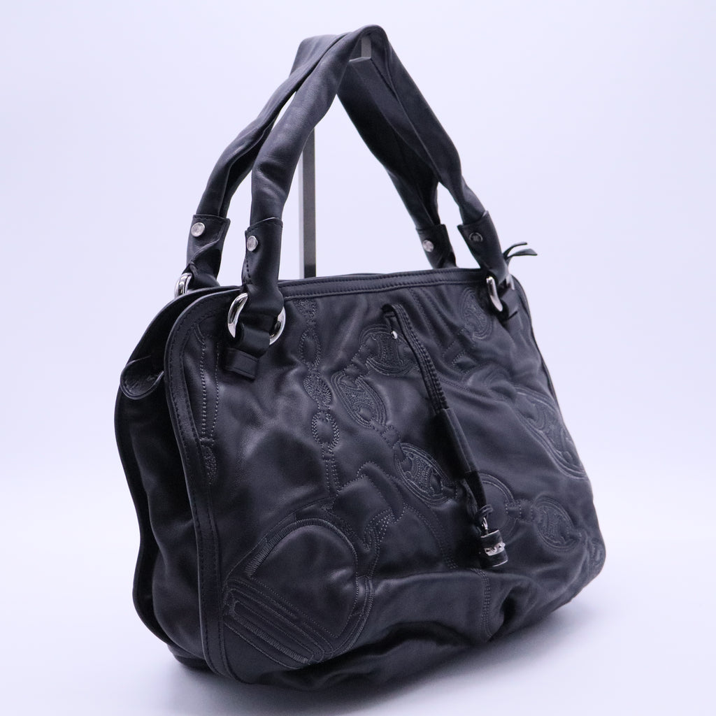 Leather Bittersweet Unique Tote Bag GISEL