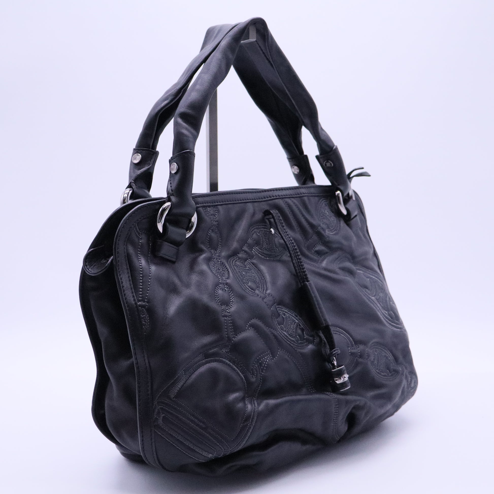 Leather Bittersweet Unique Tote Bag GISEL