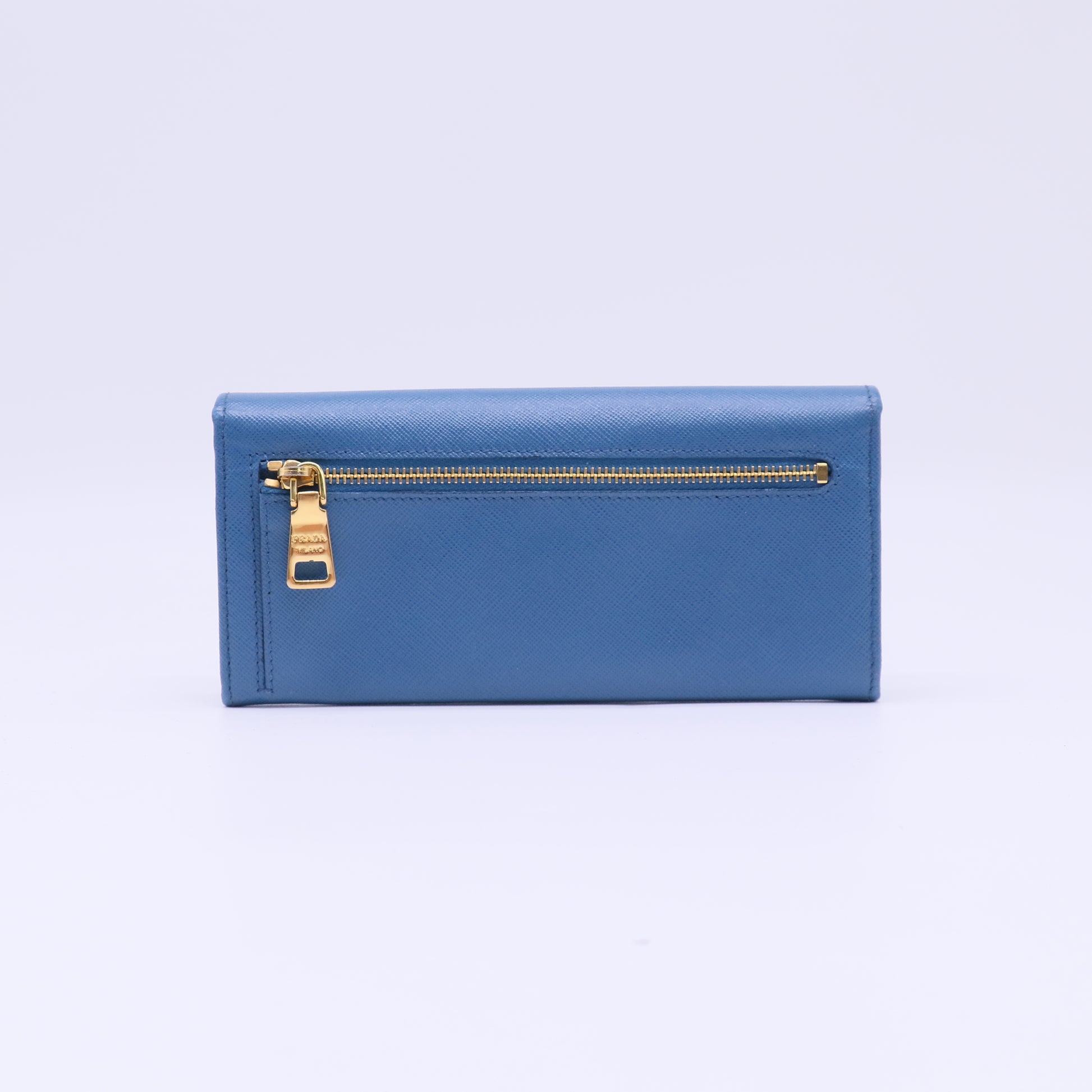 Prada Saffiano Metal Continental Flap Wallet W21853