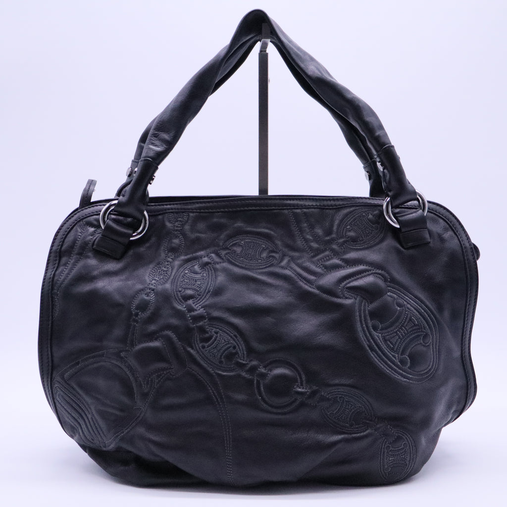 Leather Bittersweet Unique Tote Bag GISEL