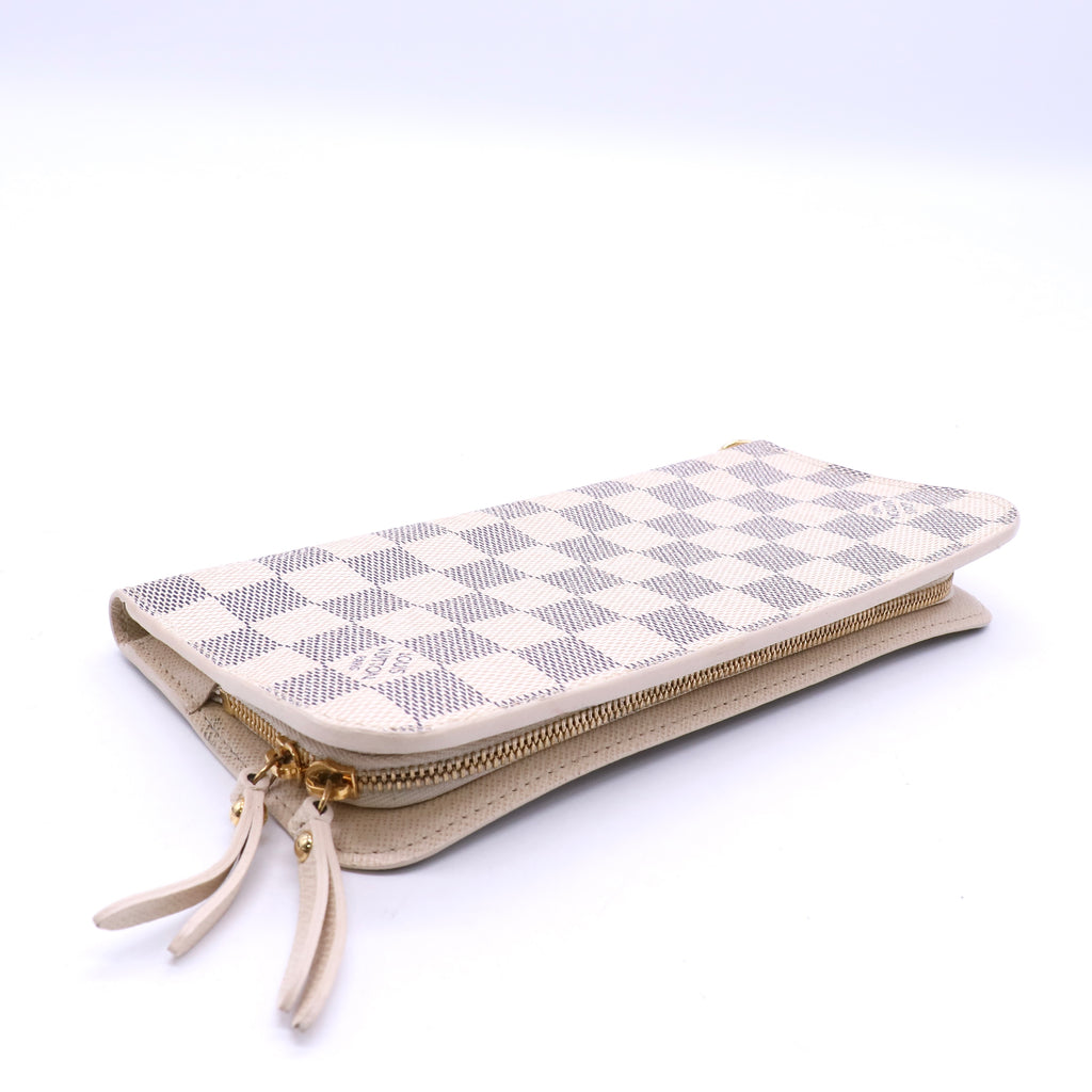 Damier Azur Compact Zippy Wallet twins w20787