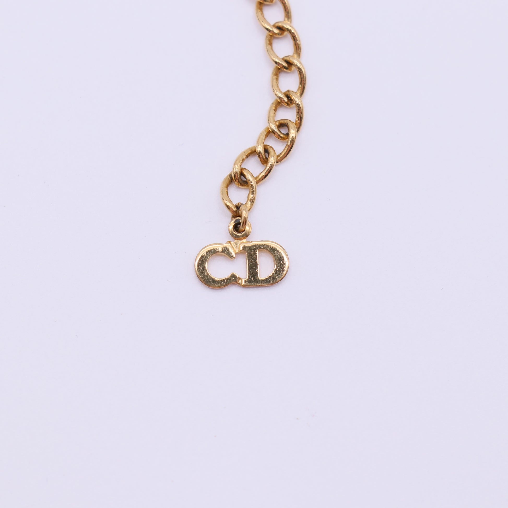 Christian Dior Vintage Chunky ID Tag Bracelet Twins LDJ4165