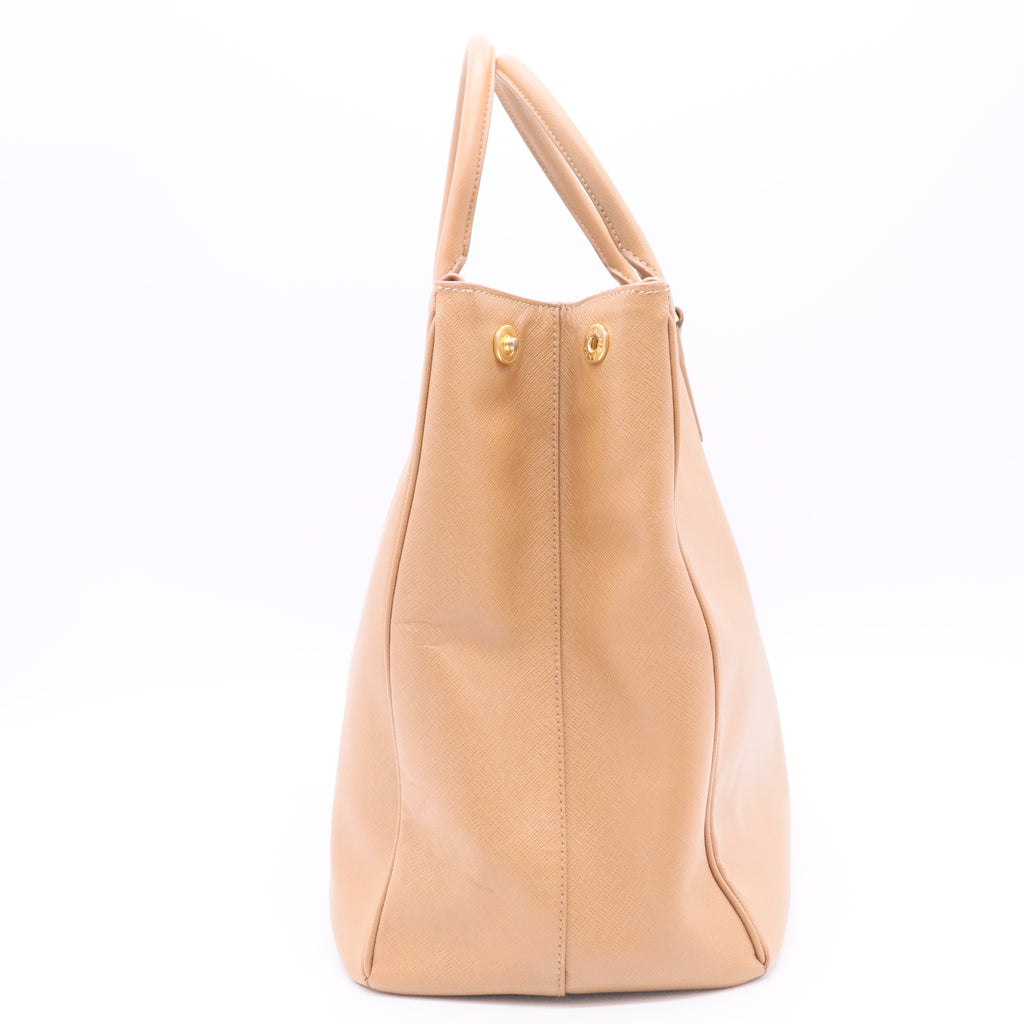 Saffiano Lux Galleria Double Zip Tote