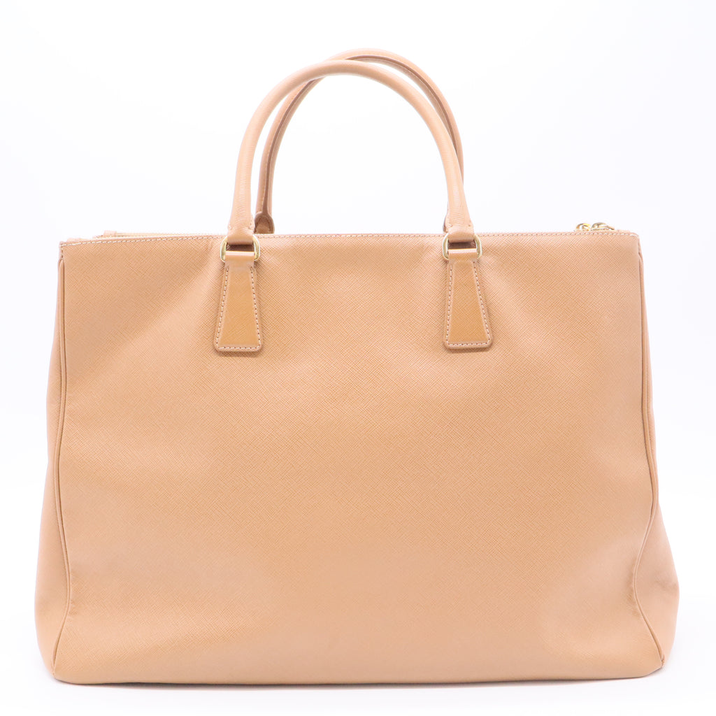 Saffiano Lux Galleria Double Zip Tote