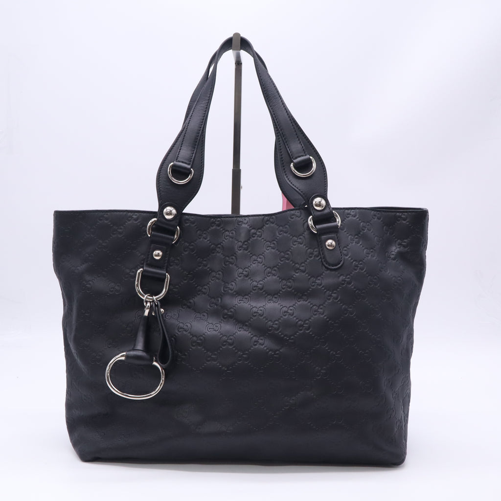 Gucci Guccissima Leather Icon Bit Tote Bag twins LDJ5810