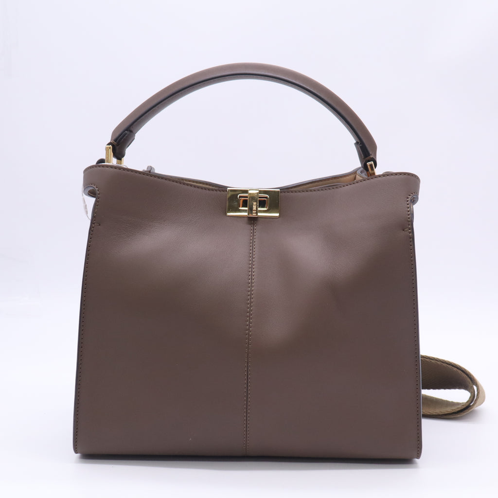 Fendi Peekaboo X-Lite Bag Leather Medium Twins LDZ1071