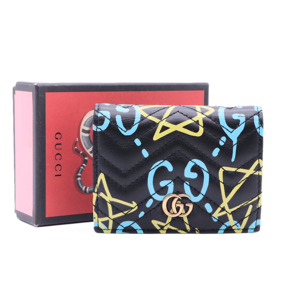 Marmont Card Case Gucci Ghost Bifold Wallet twins