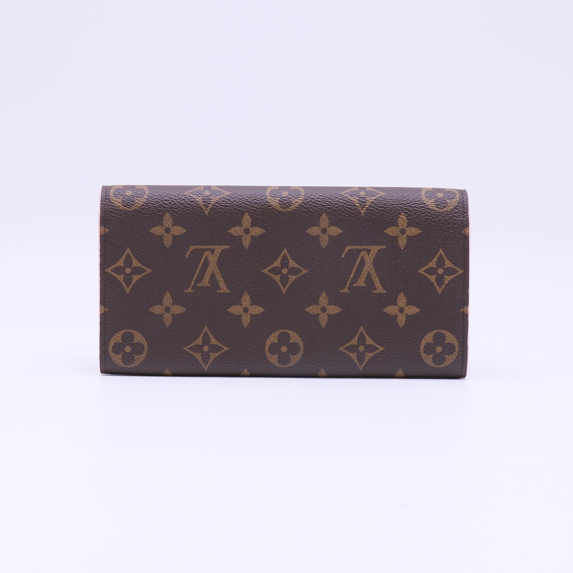 Louis Vuitton Monogram Canvas Blooming Flowers Emilie Wallet Rose Ballerine W21657
