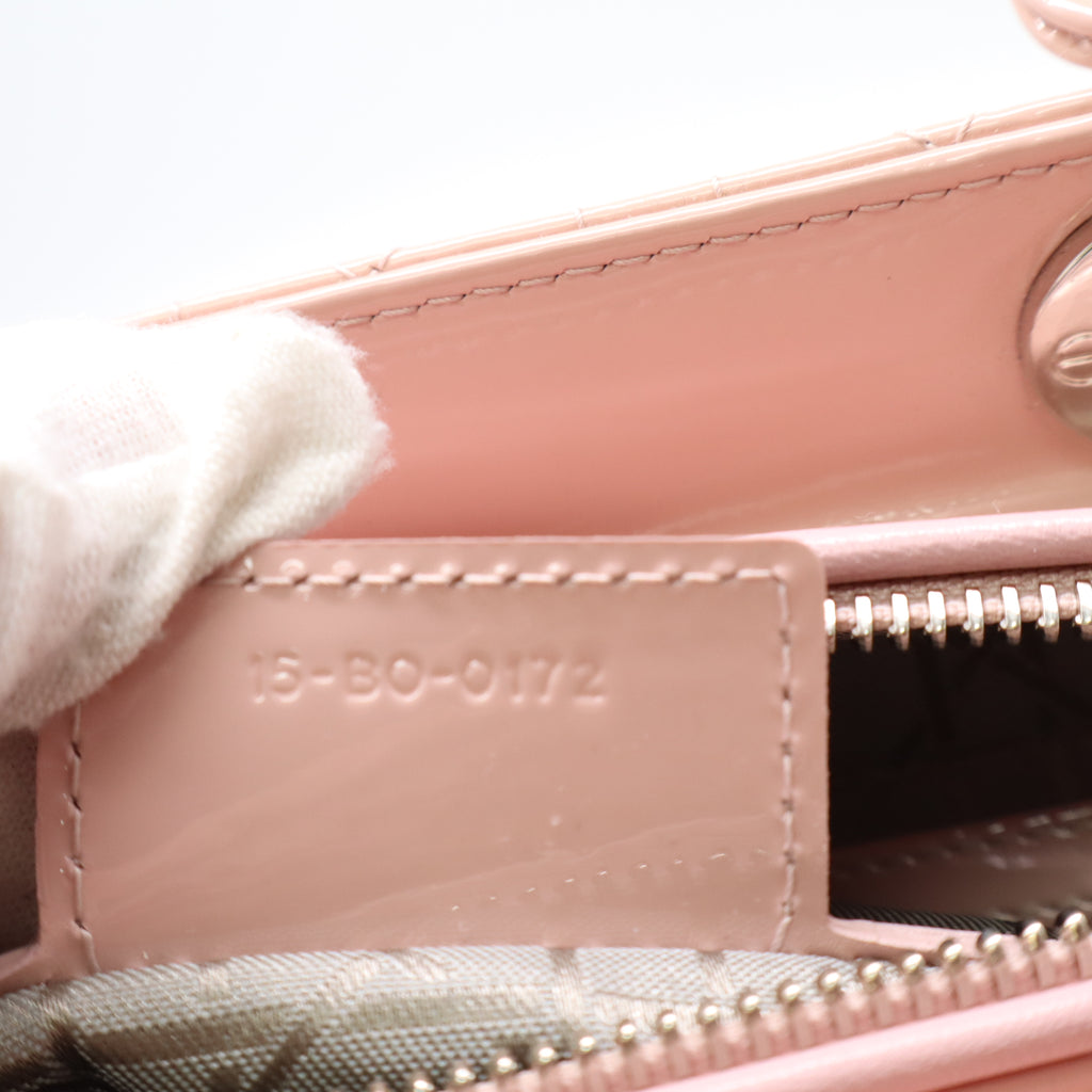 Large Lady Dior Bag in Rose des Vents B22532