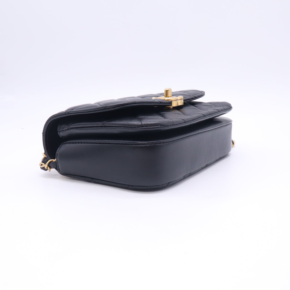 Chanel AS4808 Mini Quilted Flap Bag with Ornamental Filigree Top Handle twins LDJ5831