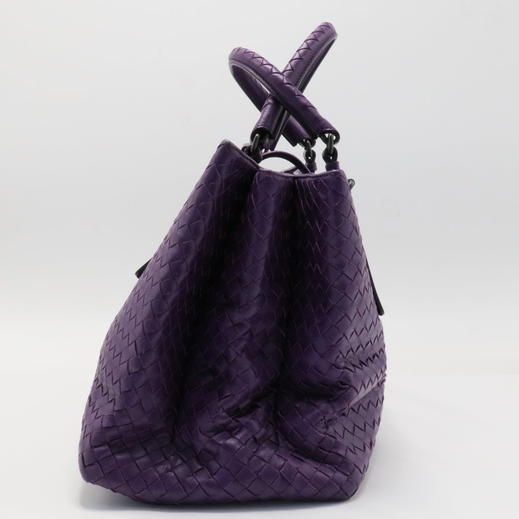 Roma Bag Intrecciato Nappa Medium