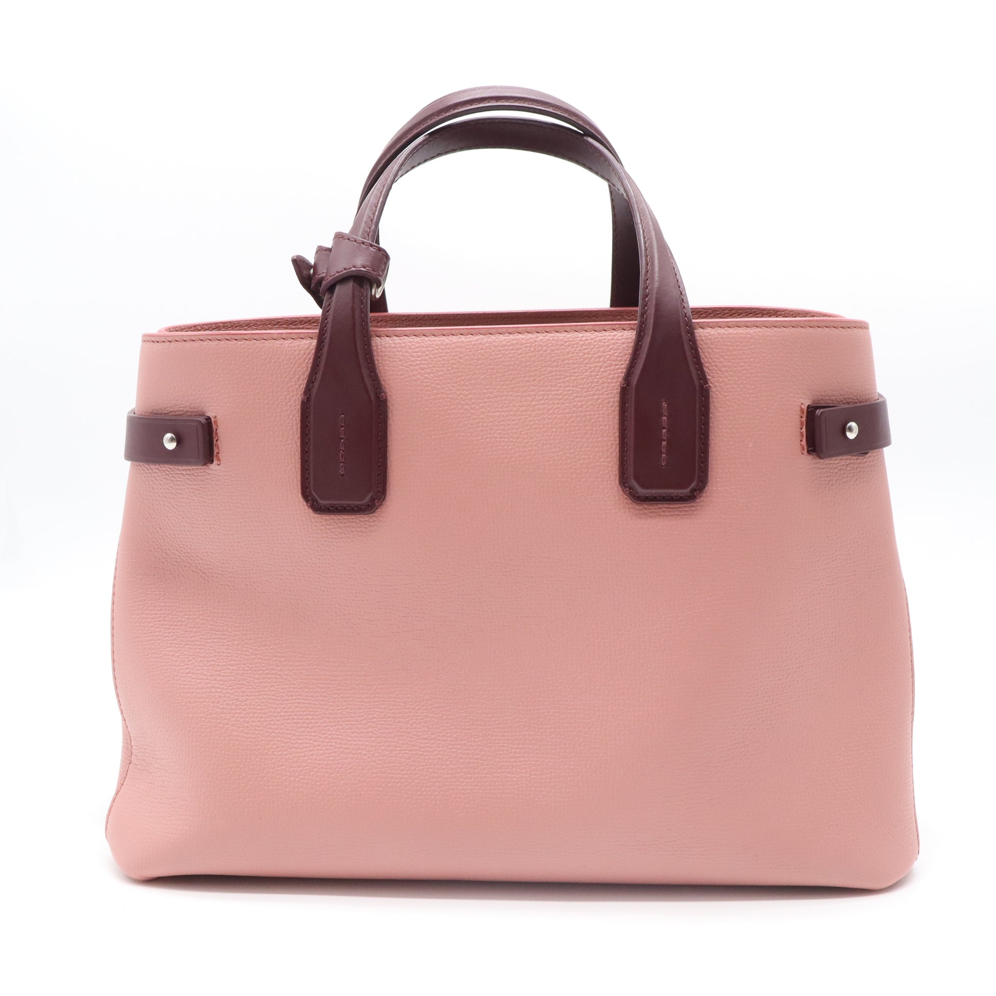 Burberry medium Leather House Check Banner Tote Bag B22004