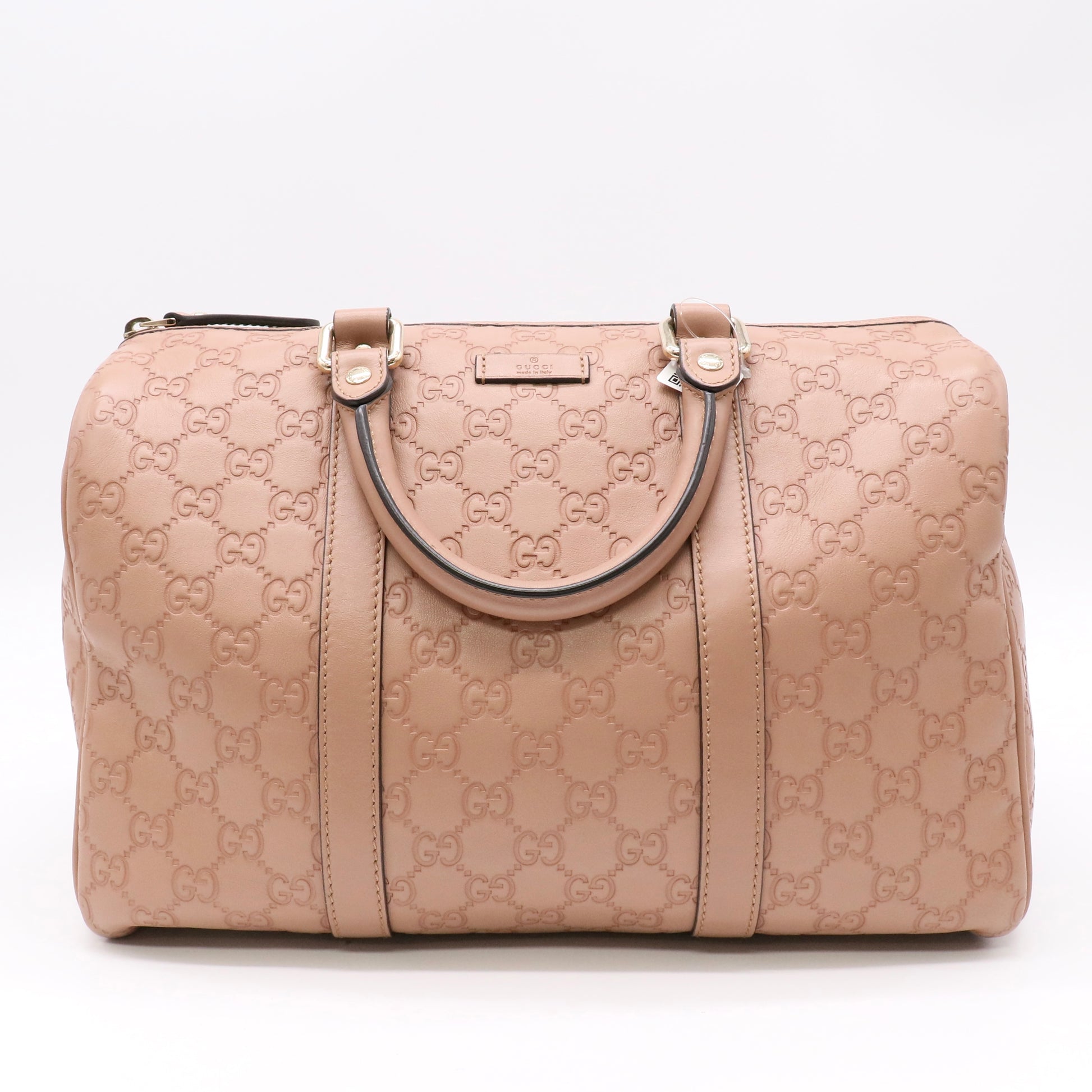 Gucci Pink Guccissima Leather Medium Joy Boston Bag twins LDJ5846