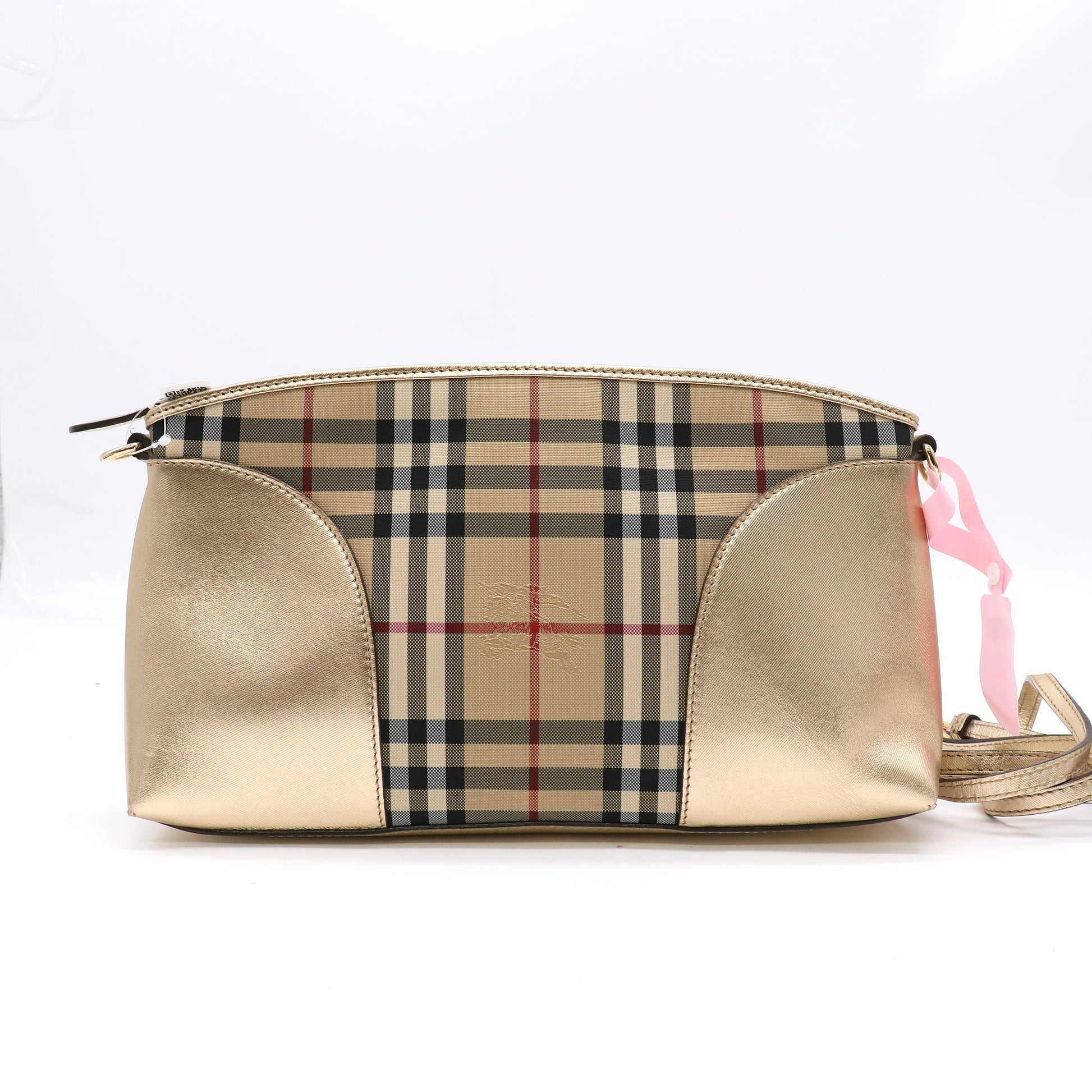 Chichester Crossbody Bag Horseferry Check Canvas and Leather Small twins LDJ5860