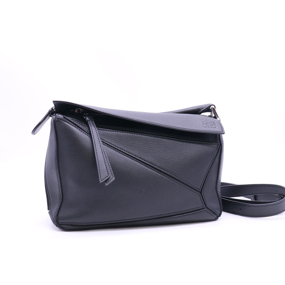 LOEWE Puzzle Small Black Twins LDJ6653