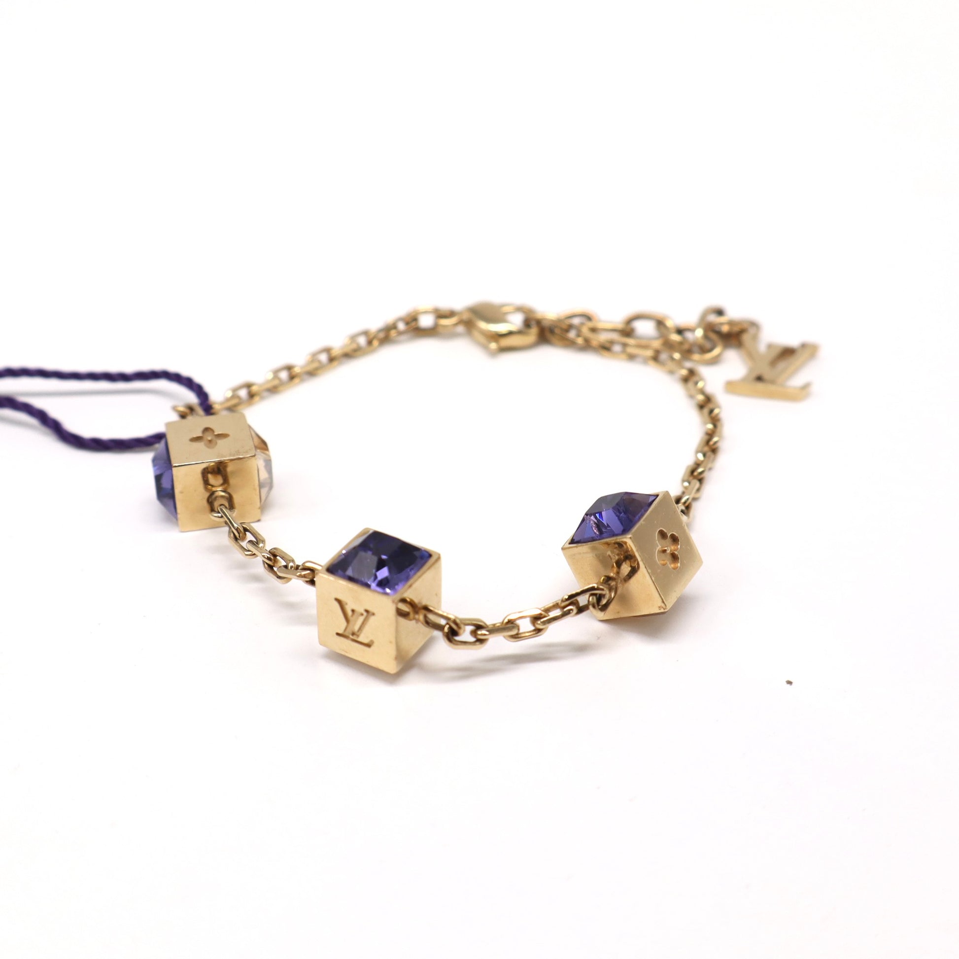 Louis Vuitton Gambling Dice Crystal Bracelet LDZ127