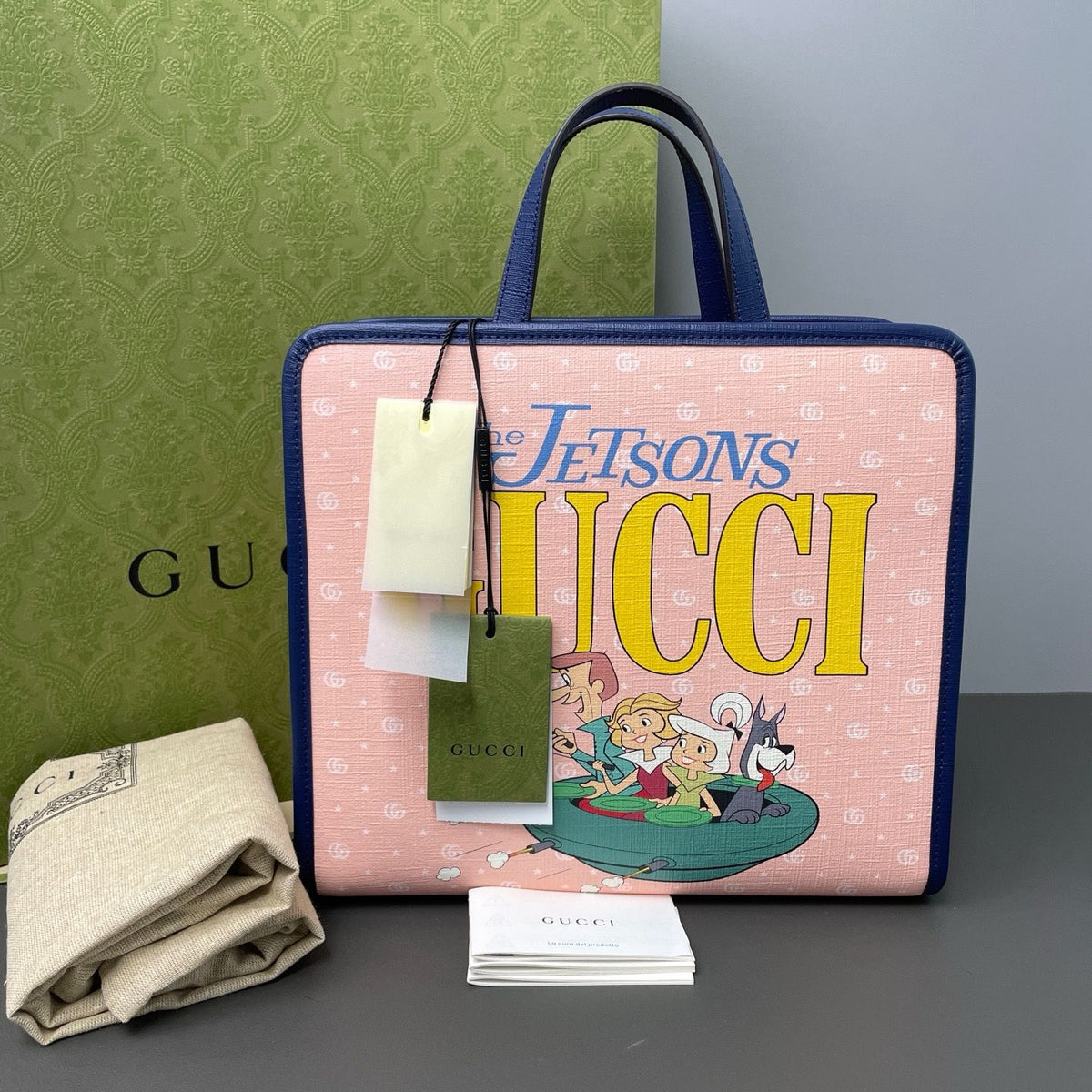 Gucci Children's x The Jetsons Printed Tote Bag twins LDZ1431