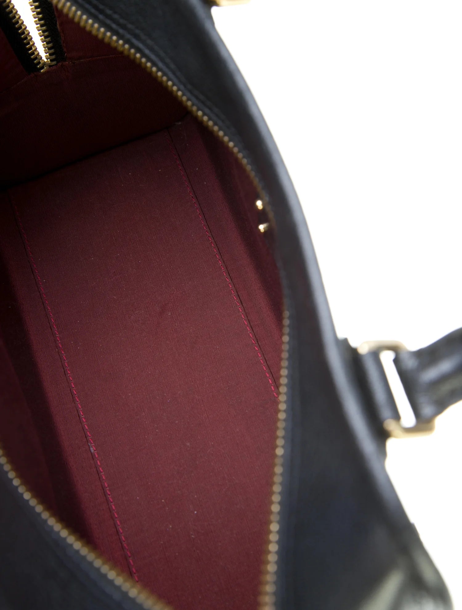 Amazona 35 handbag black leather gold hardware Boston bag twins