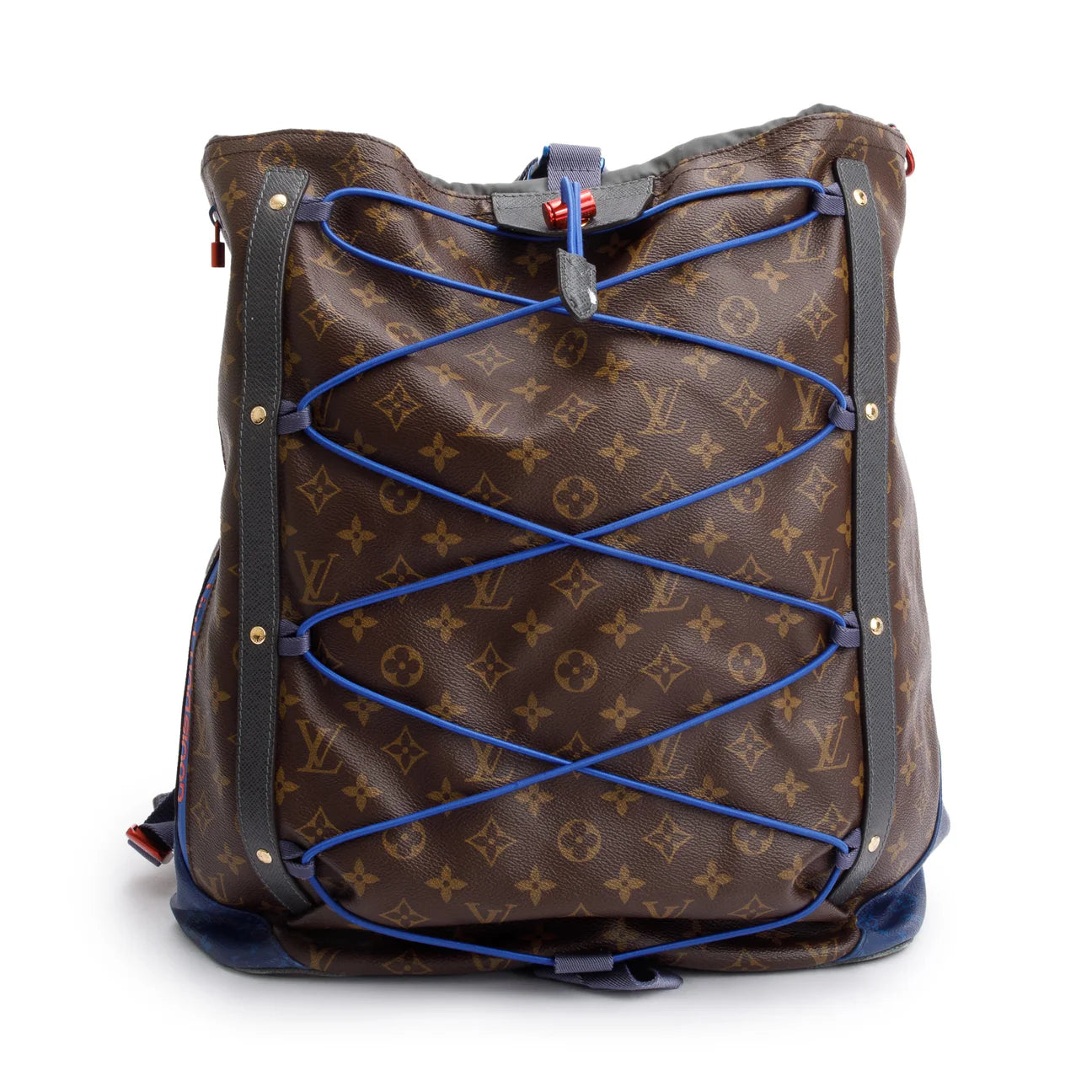 Louis Vuitton Limited Edition Monogram Blue Fleece Pack Marc Newson Ba – LAW DIVINE LUX