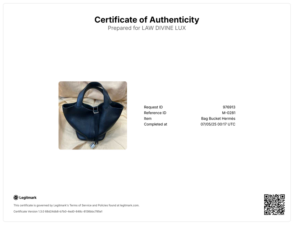 Picotin Lock 18 Black Clemence Sliver Hardware