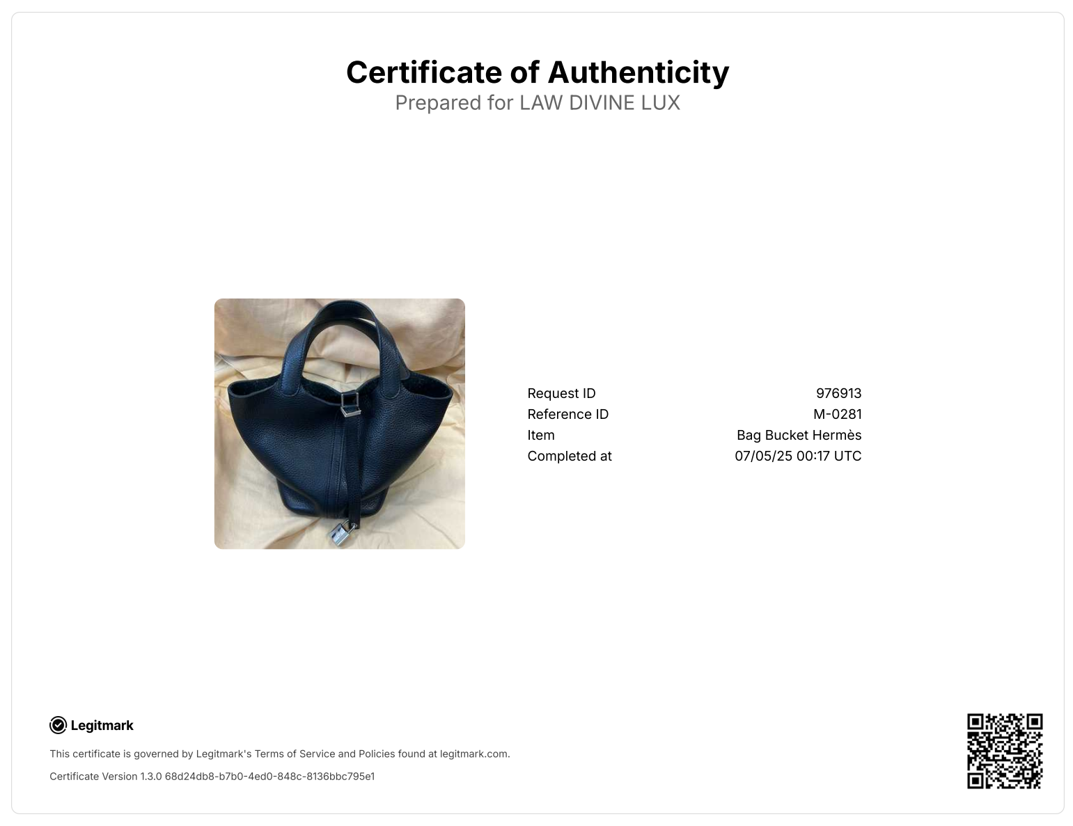 Picotin Lock 18 Black Clemence Sliver Hardware