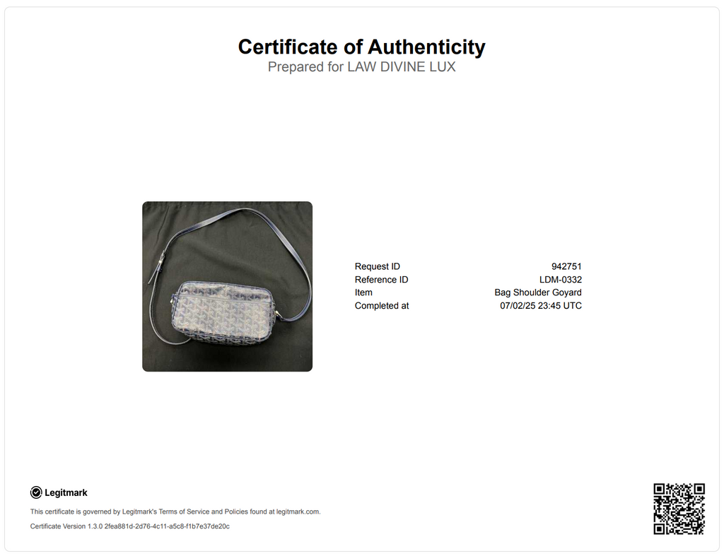 Cap Vert Bag Coated Canvas