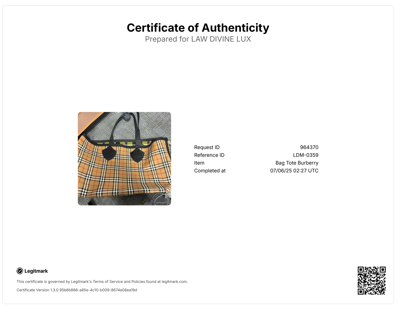 Burberry Reversible Giant Tote Vintage Check Canvas XL
