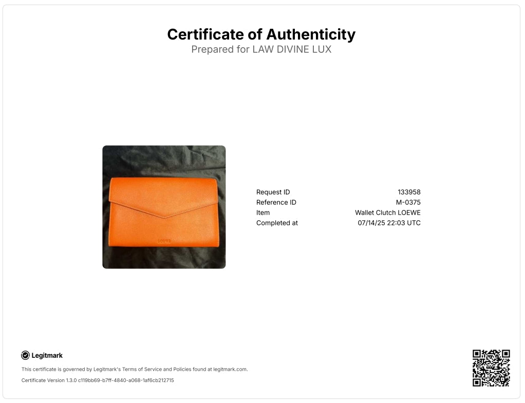 Travel Wallet Orange