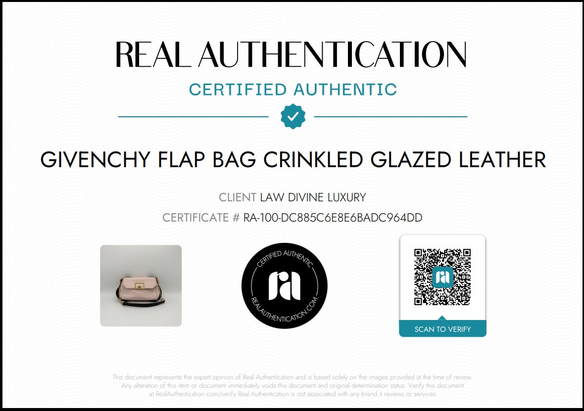 ID Flap Bag Crinkled Glazed Leather