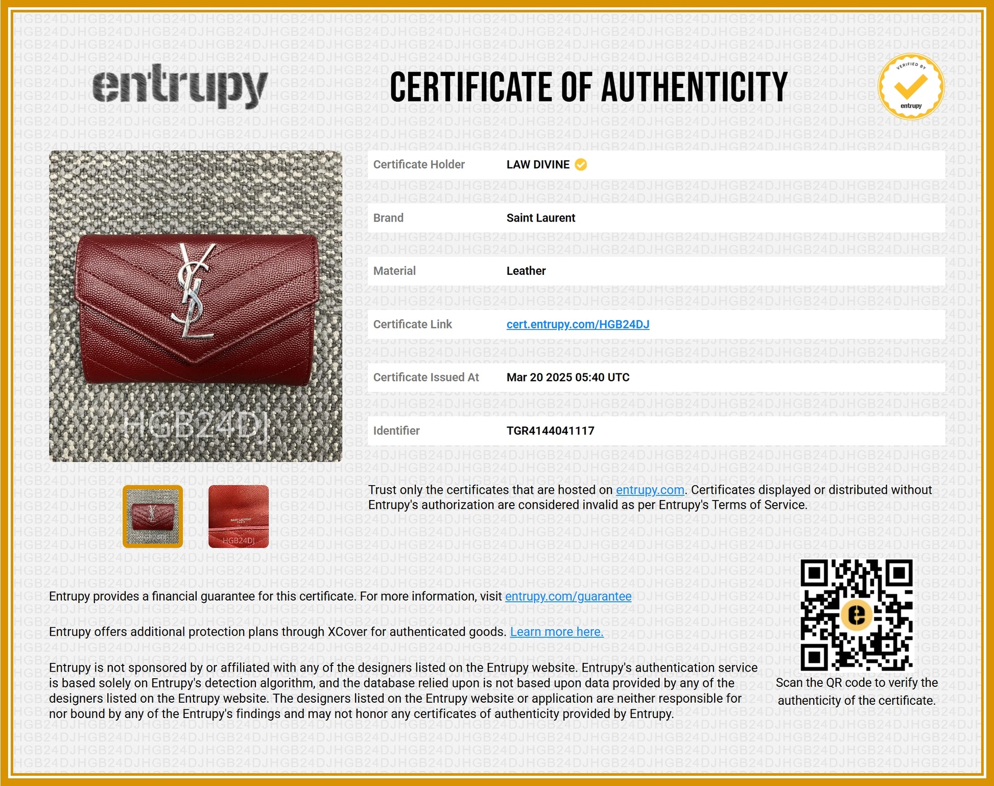 Cassandre Envelope Wallet