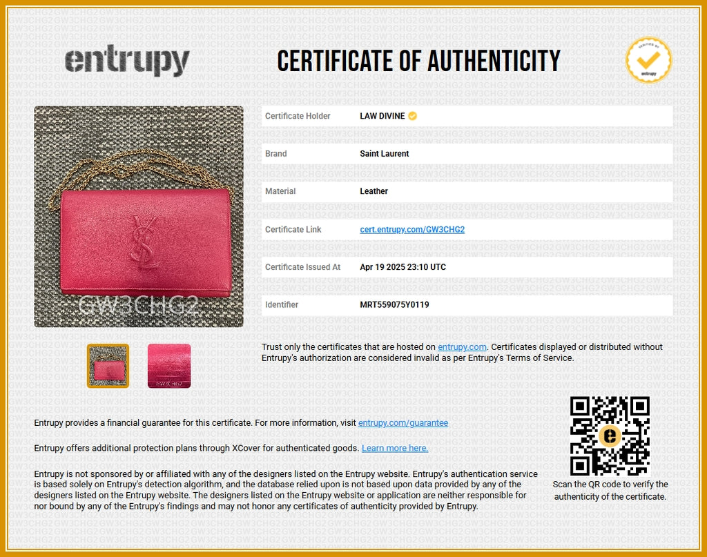 Calfskin Belle de Jour Chain Clutch Fuchsia