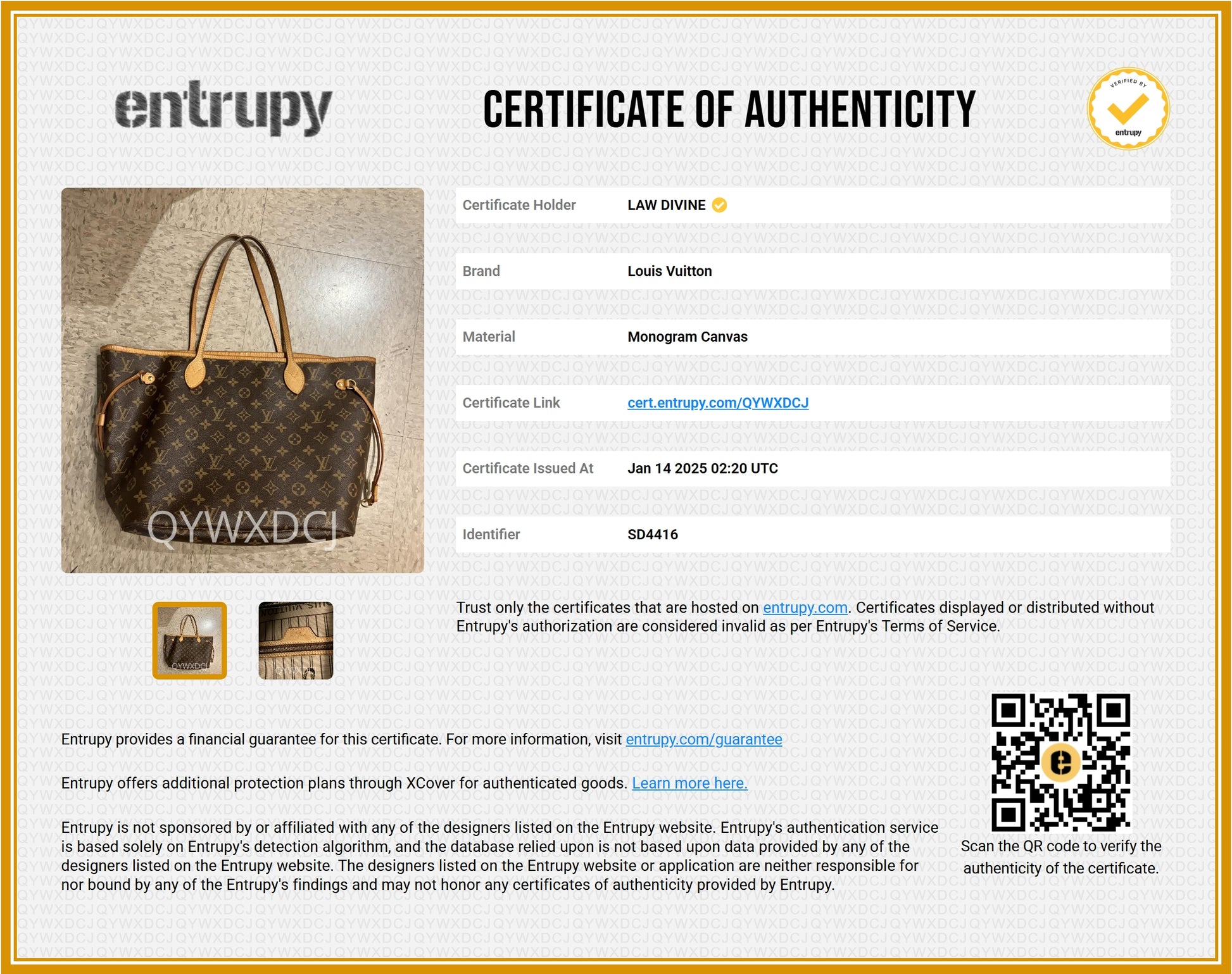 Neverfull NM Tote Monogram Canvas MM