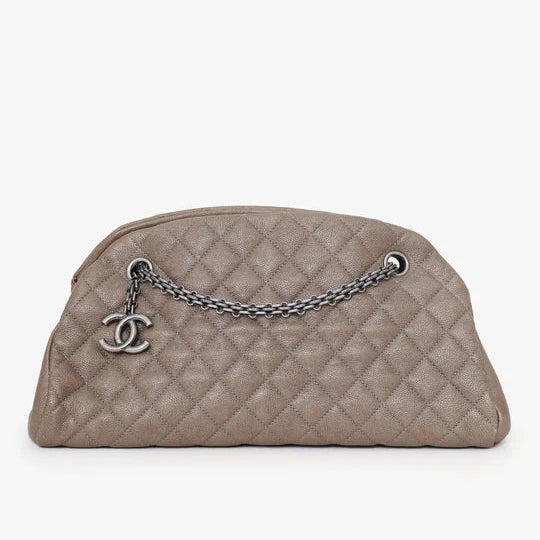 Just Mademoiselle Bag Quilted Aged Calfskin Medium twins