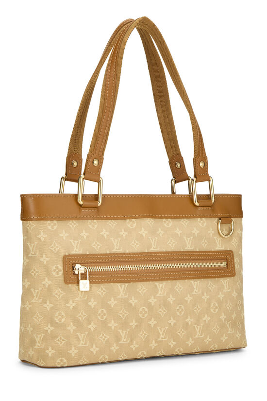 Beige Monogram Mini Lin Lucille PM - twins
