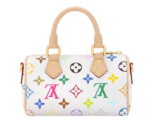 Louis Vuitton x Takashi Murakami Nano Speedy White