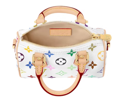 Louis Vuitton x Takashi Murakami Nano Speedy White