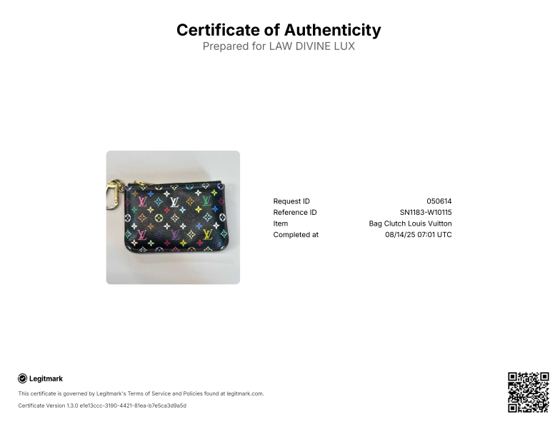 Multicolore Monogram Coin Pouch
