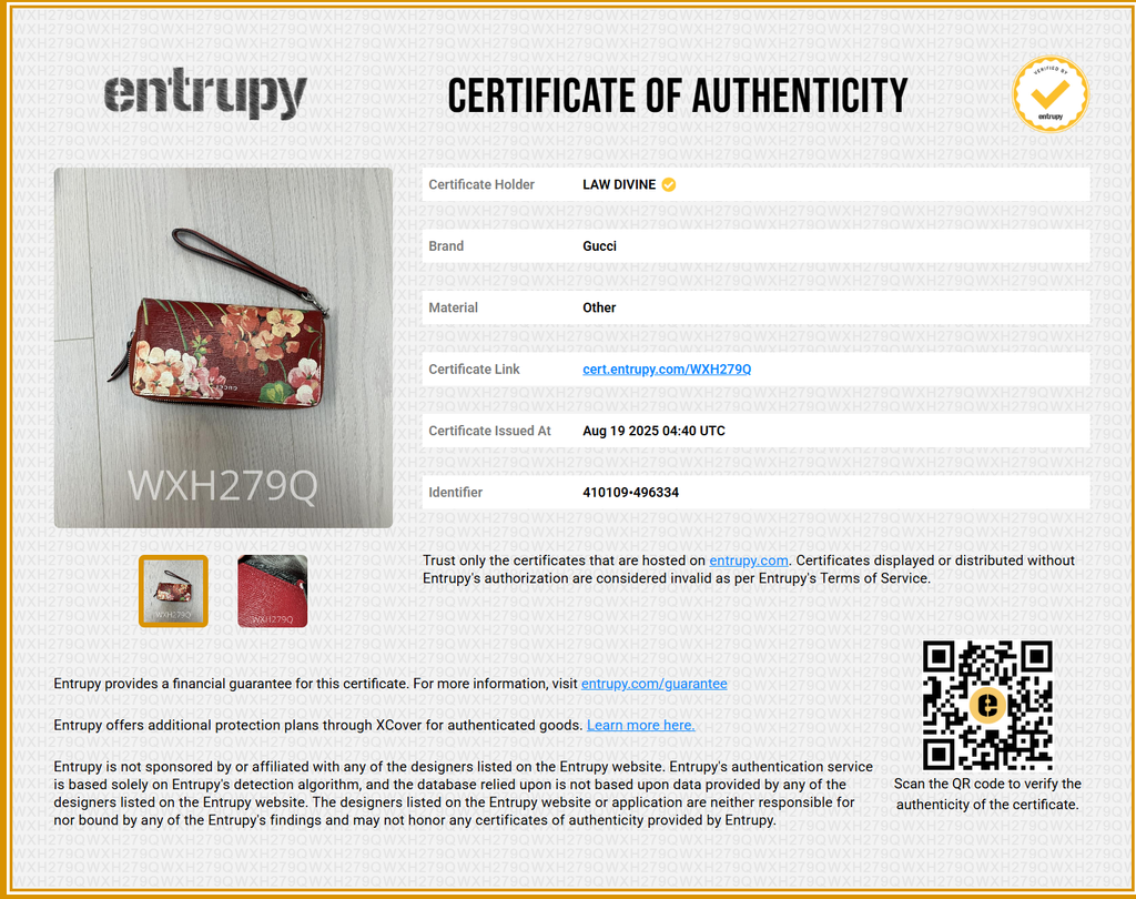 GG Supreme Continental Wallet