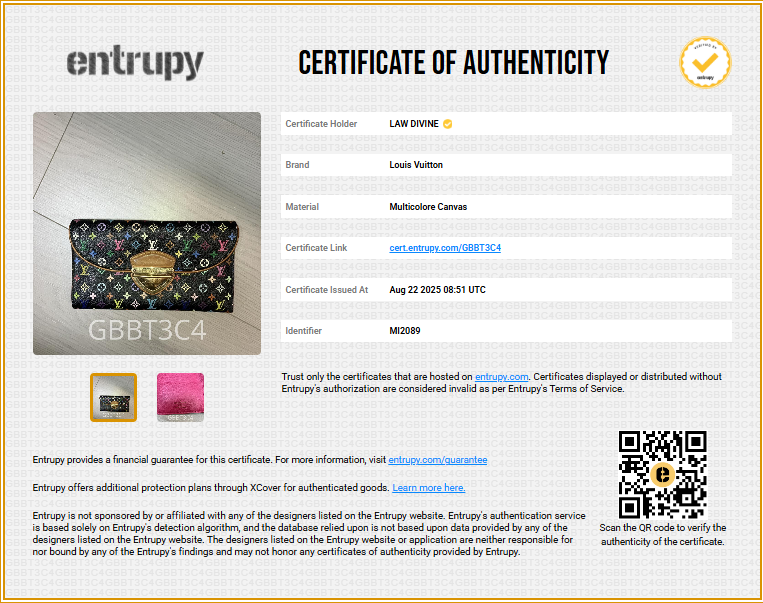 Eugenie Wallet Monogram Multicolor
