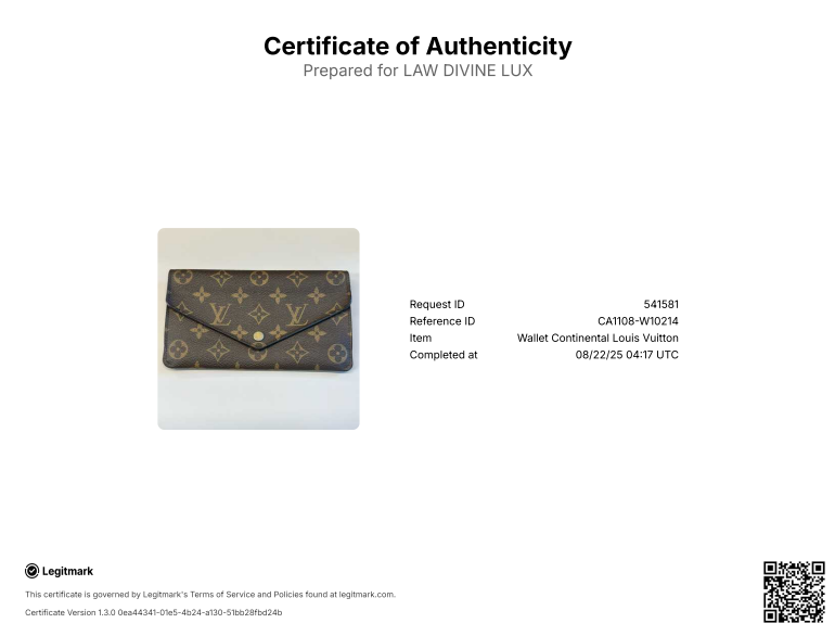 Sarah Wallet NM Monogram Canvas