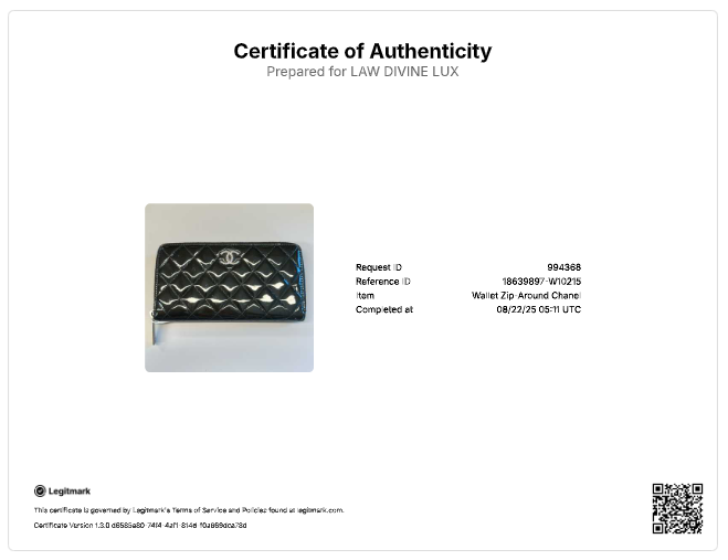 2011-2012 Interlocking CC Logo Continental Wallet