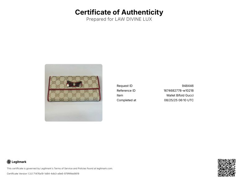 Princy Continental Wallet GG Canvas Long