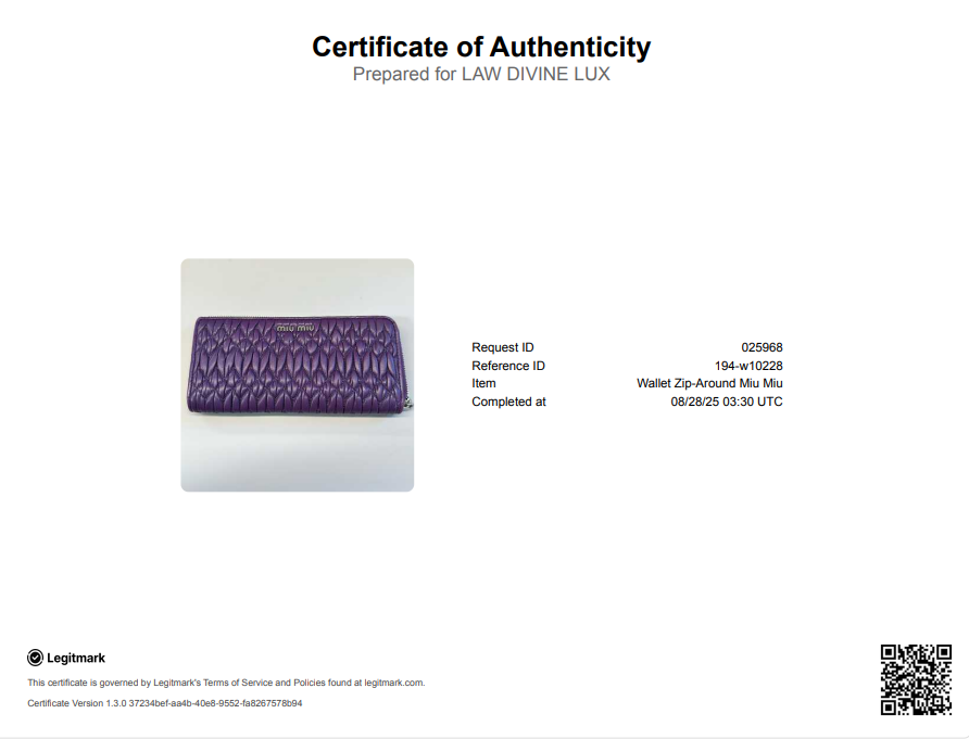 Continental Wallet Embellished Matelasse Leather