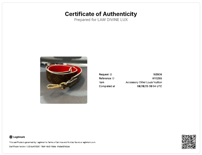 Bandouliere Shoulder Strap Monogram Canvas and Leather