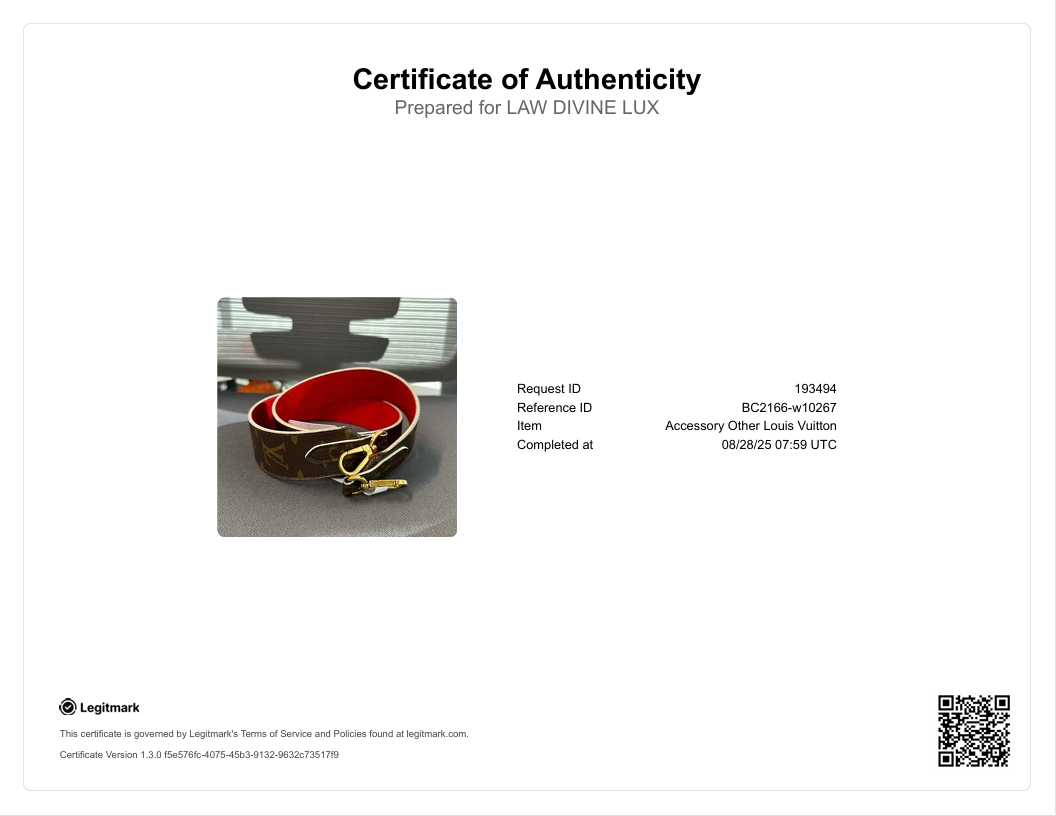 Bandouliere Shoulder Strap Monogram Canvas and Leather