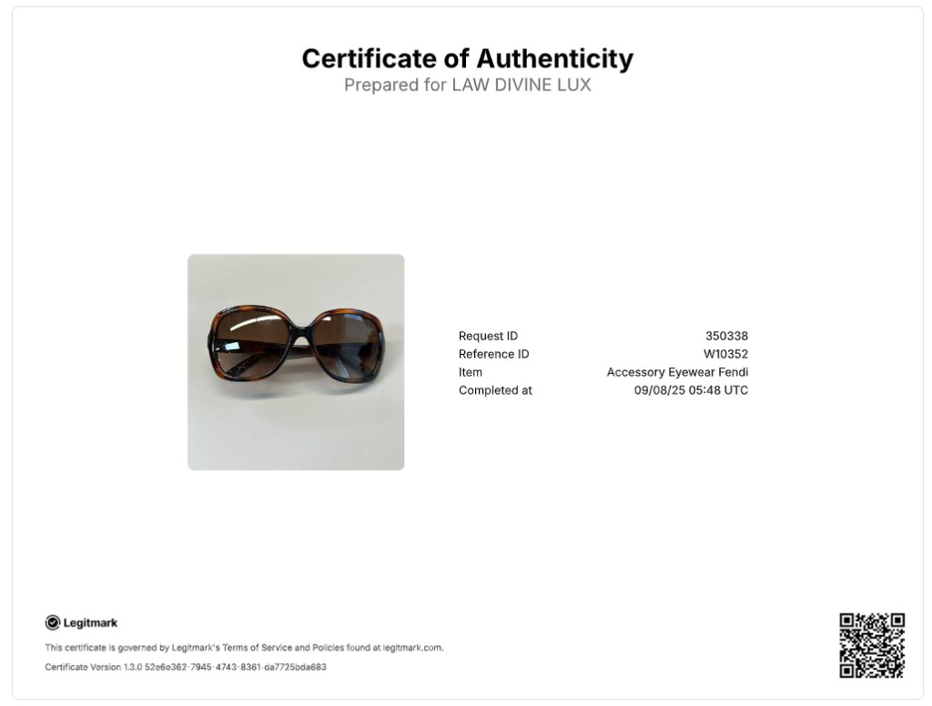 Zucca FF Logo Oversize Sunglasses