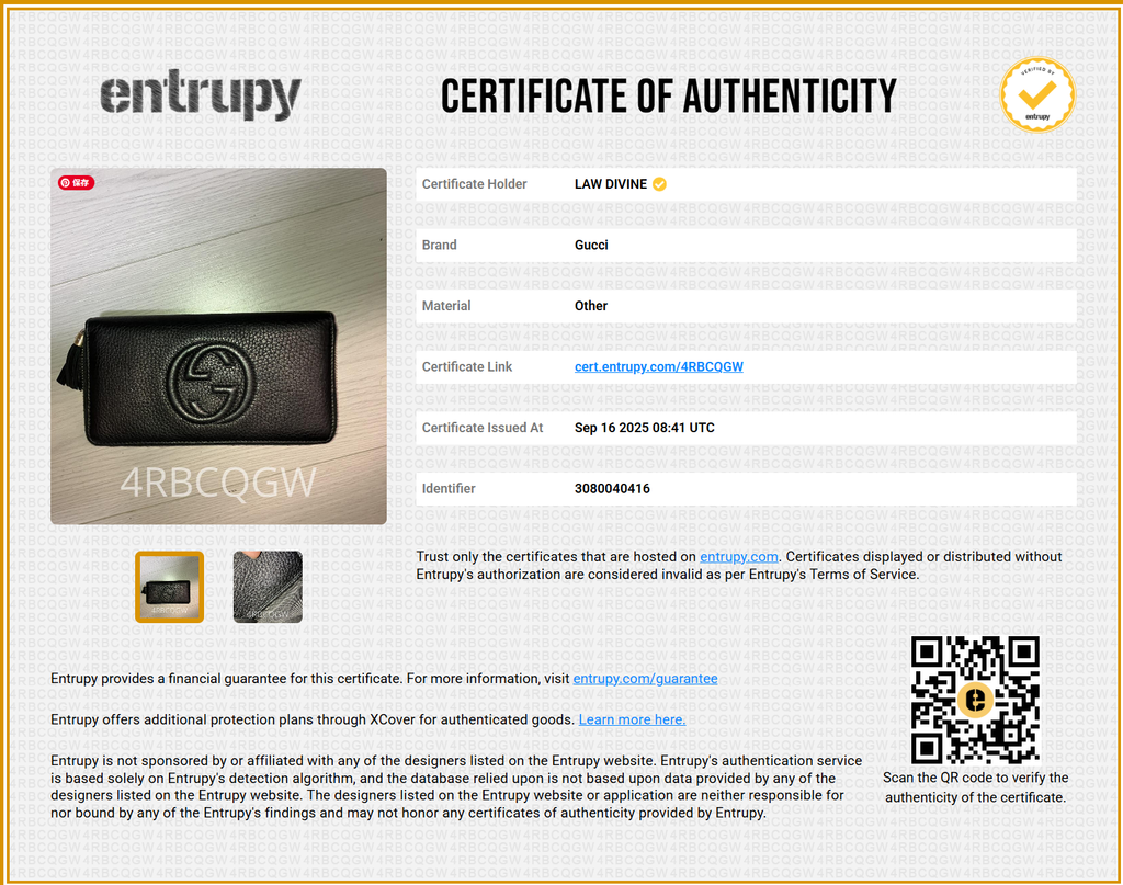 Black Leather Soho Zip Around Organizer Wallet GISEL