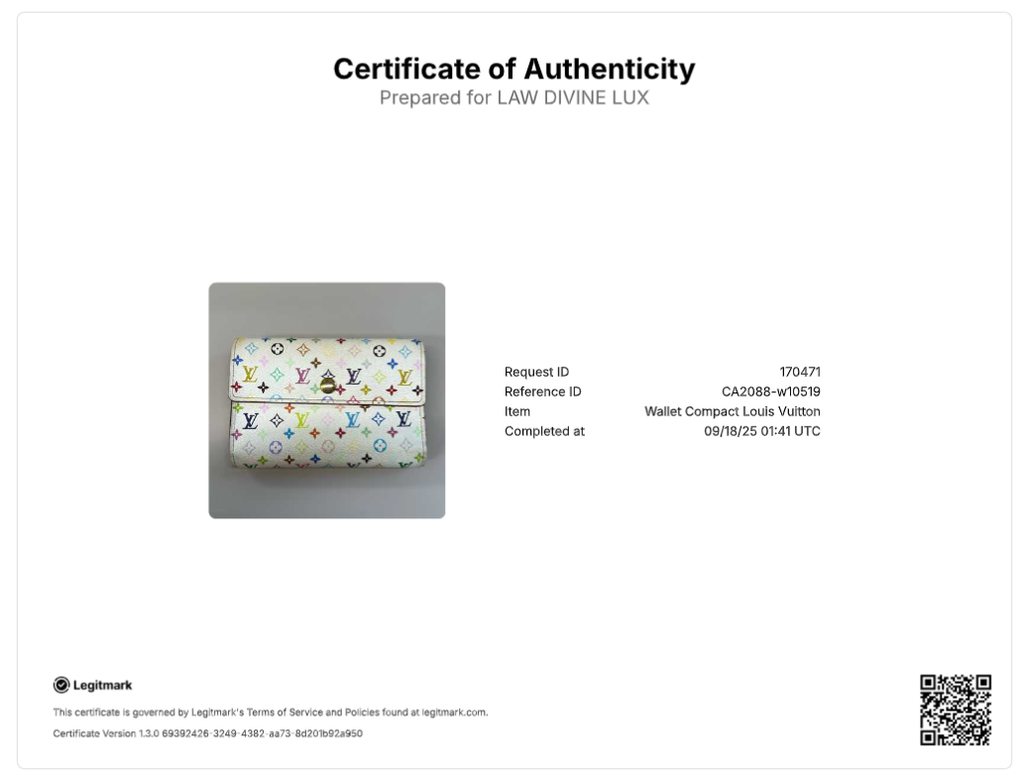 Alexandra Wallet Monogram Multicolor