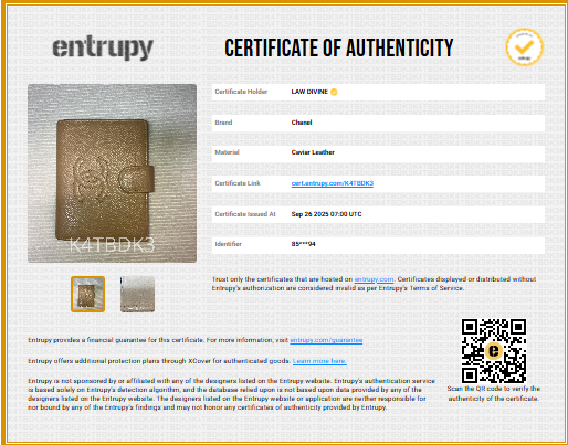 Caviar beige wallet gisel