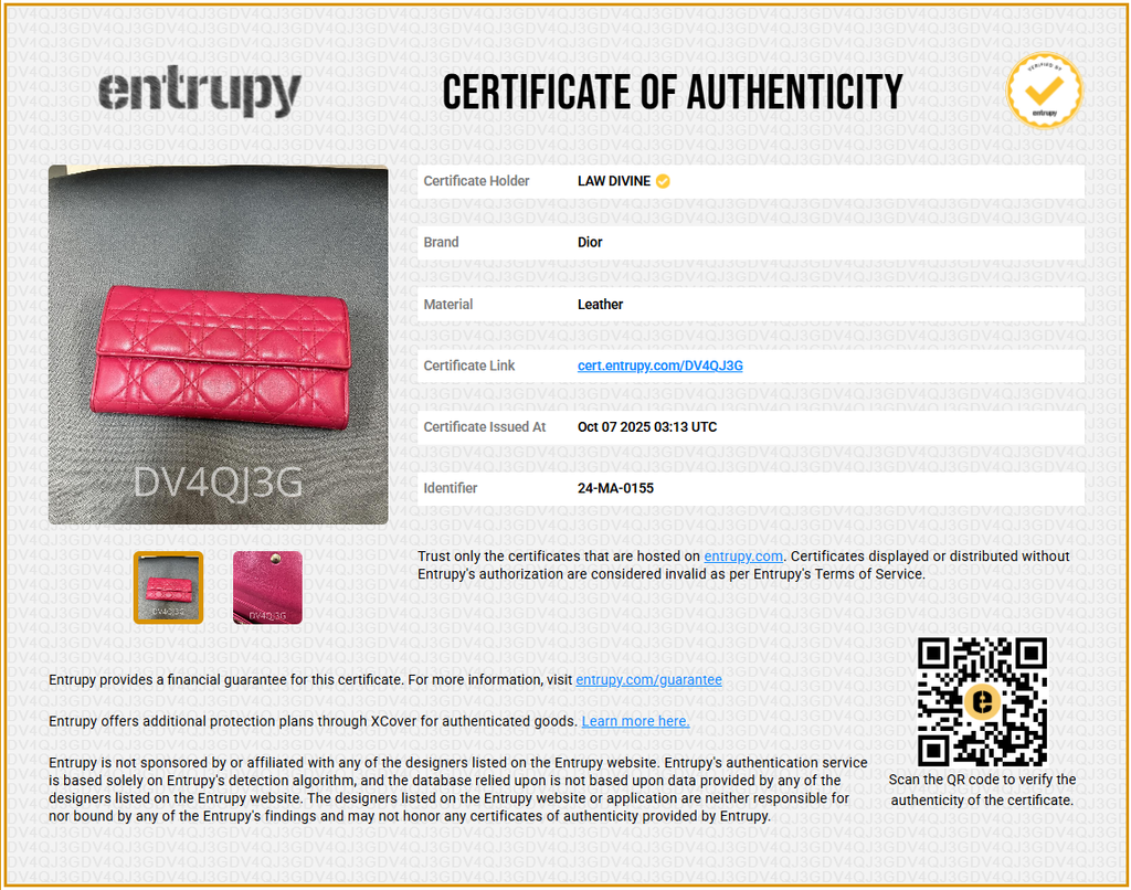 2012 Cannage Lady Dior Continental Wallet